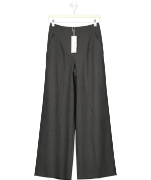 FOREVER NEW Grey Frieda High Waist Wide Leg Pant UK 6
