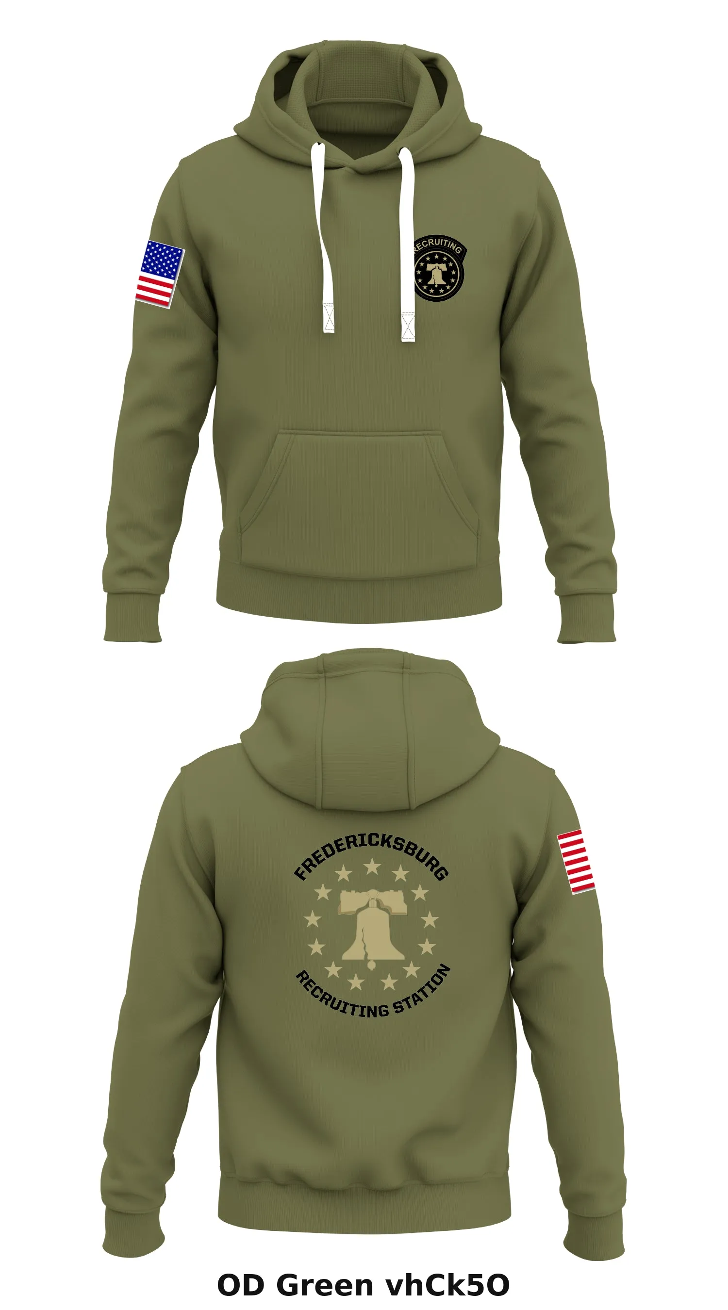 Fredericksburg Recruiting station Store 1  Core Men's Hooded Performance Sweatshirt - vhCk5O