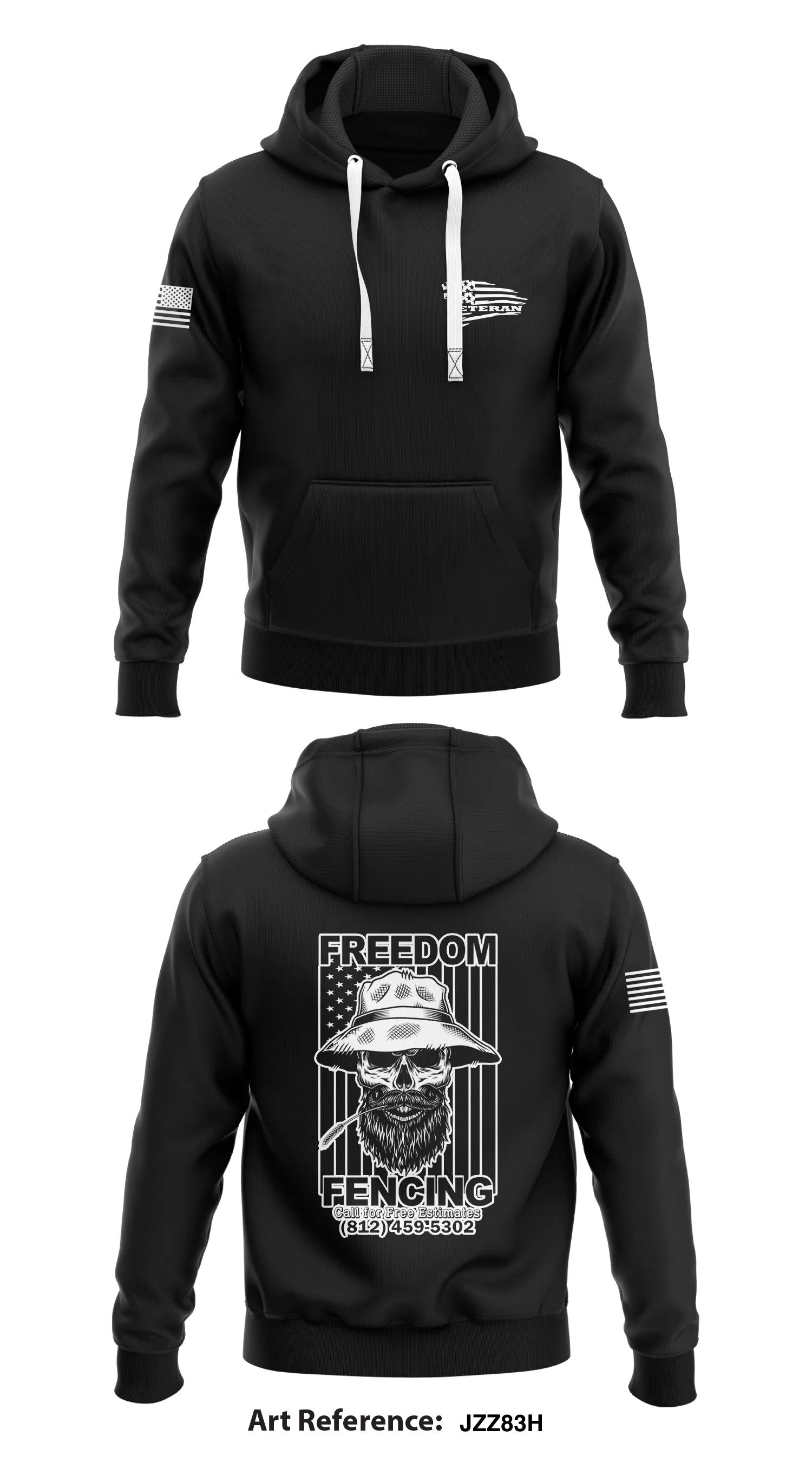 FREEDOM FENCING  Core Men's Hooded Performance Sweatshirt - JZZ83h