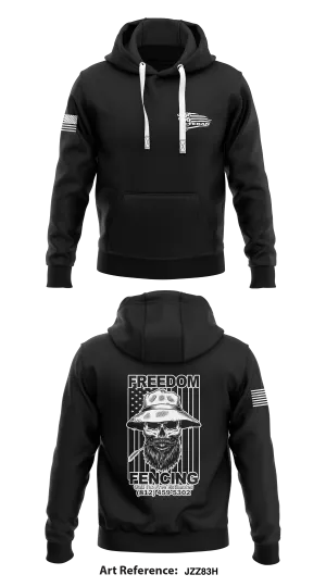 FREEDOM FENCING  Core Men's Hooded Performance Sweatshirt - JZZ83h