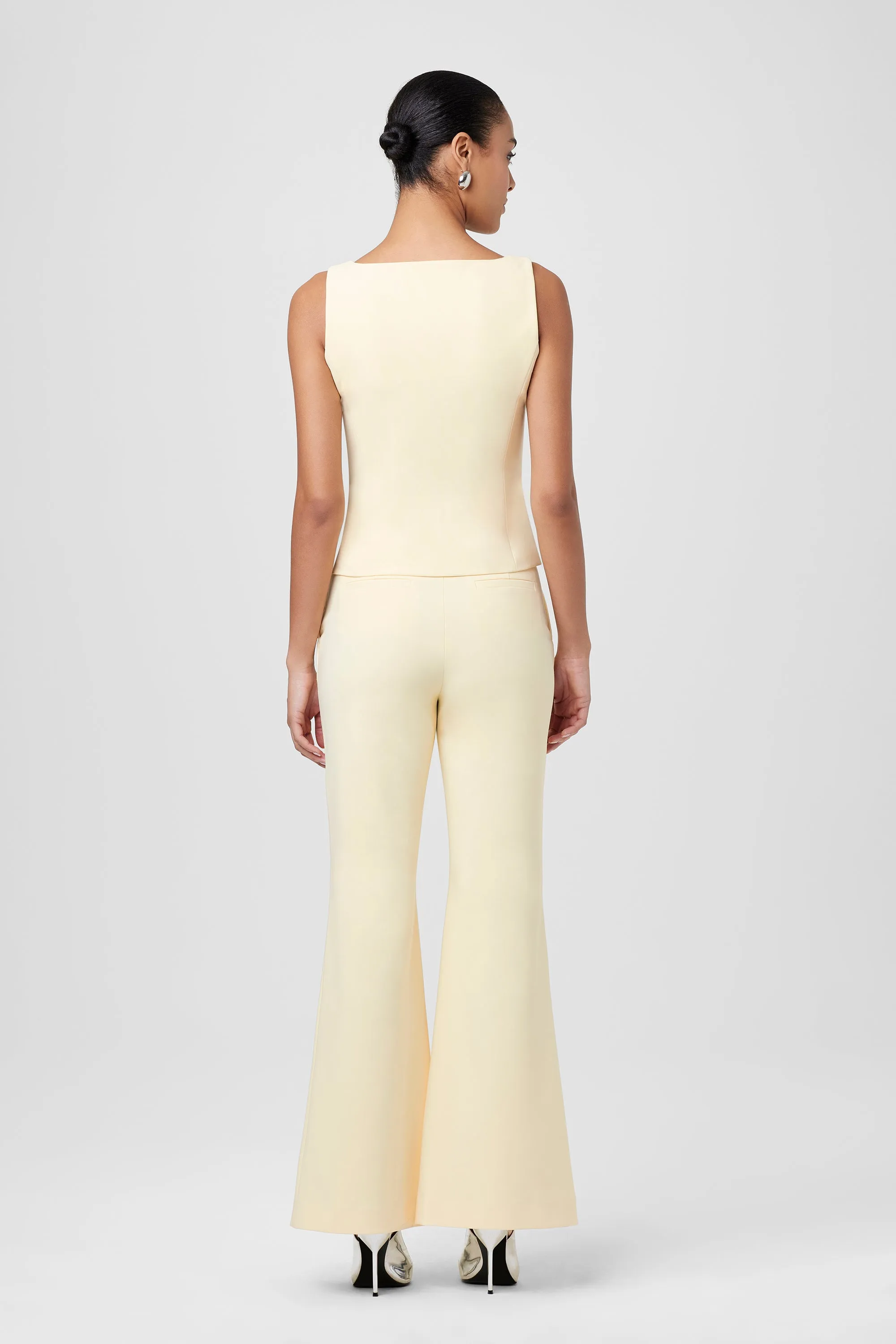 Gaia Butter High Waisted Flared Pants