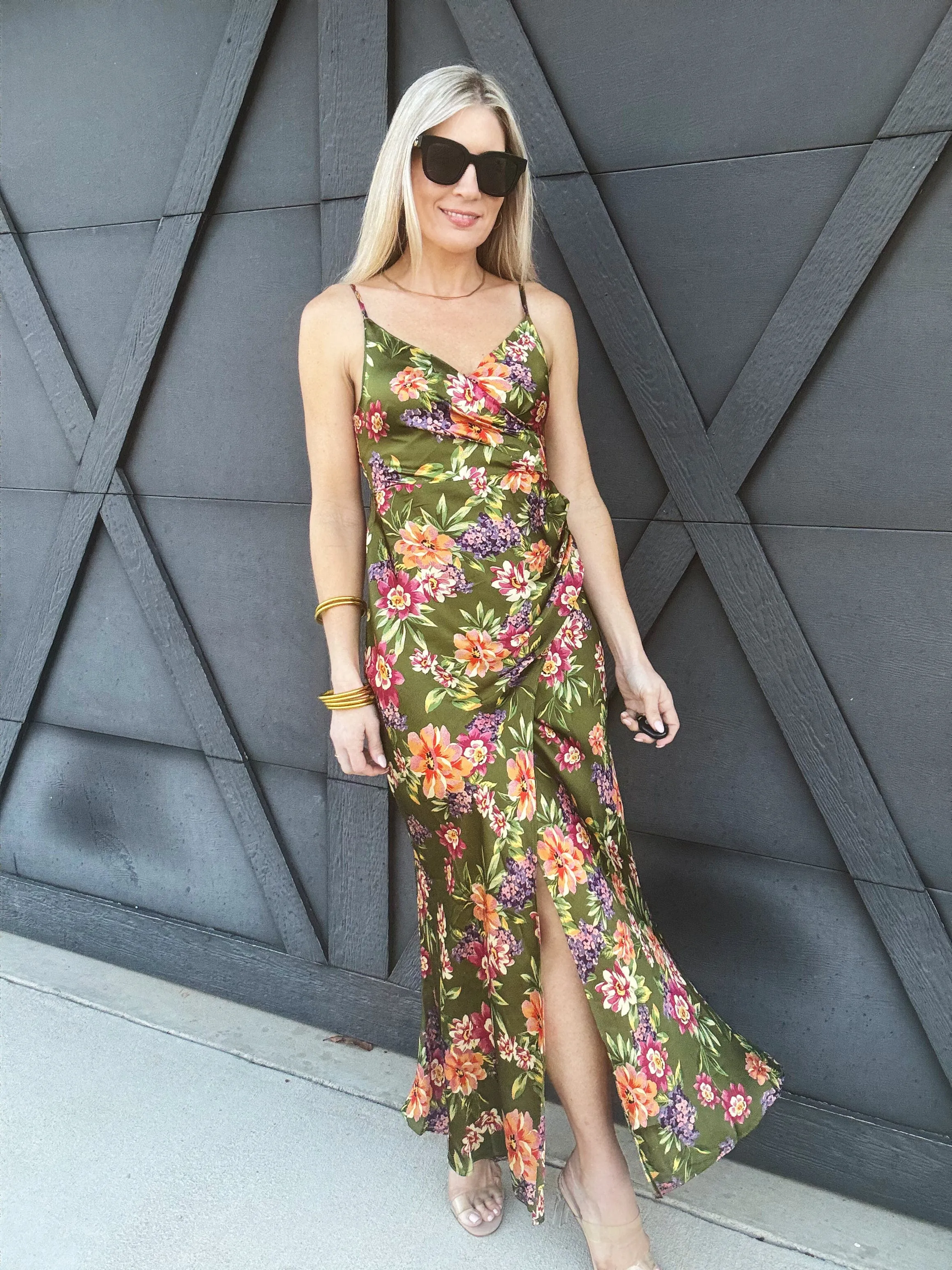 Garden Party Maxi Dress In Willow Garden