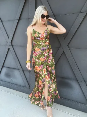 Garden Party Maxi Dress In Willow Garden