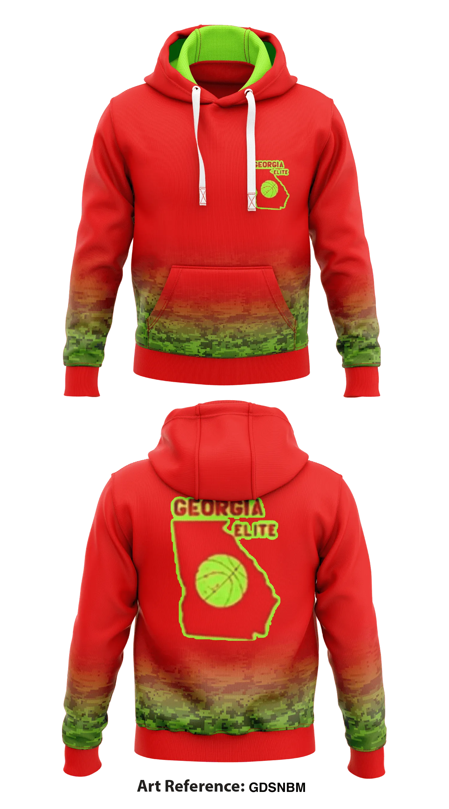 Georgia Elite  Core Men's Hooded Performance Sweatshirt - gDsNBm