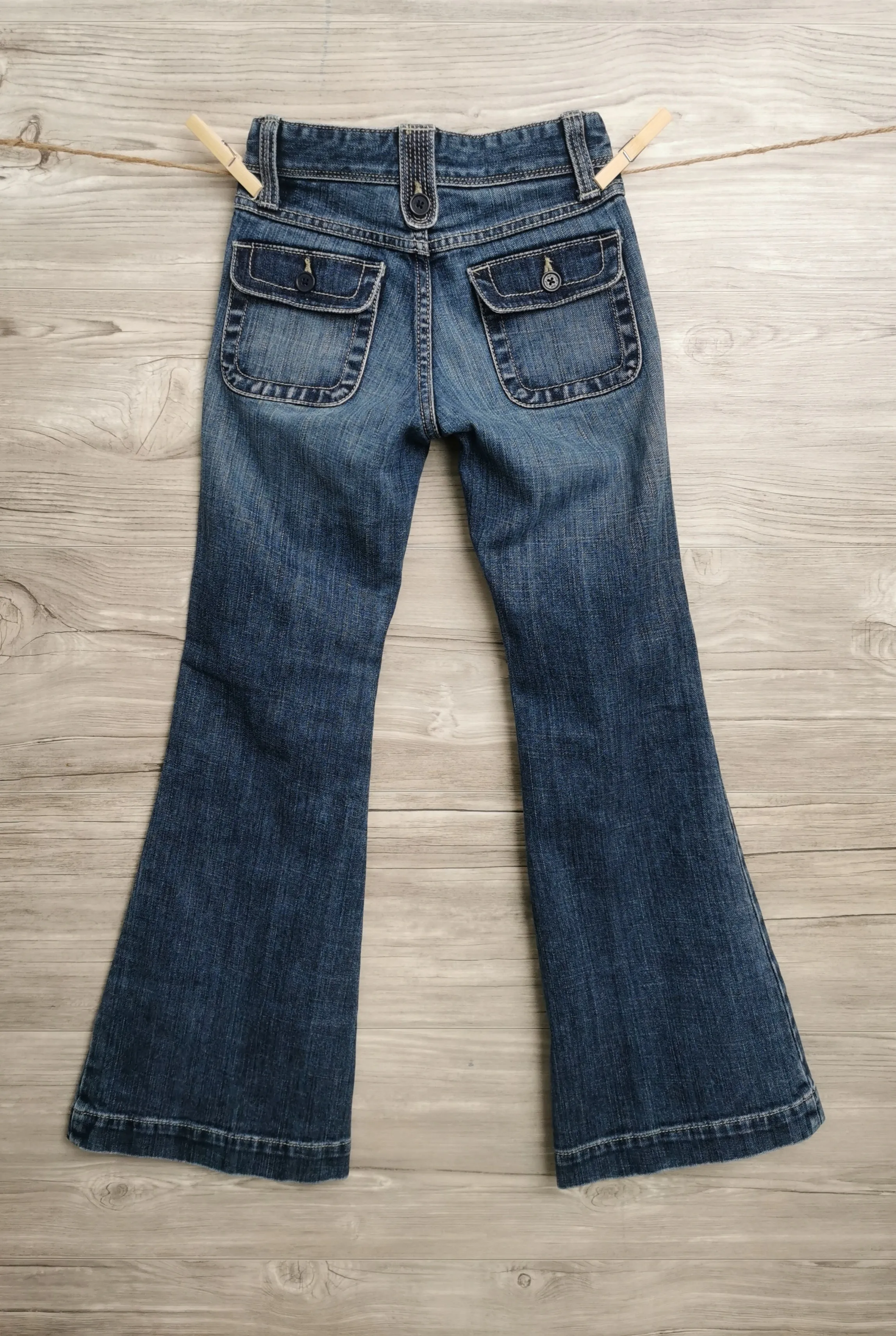 GIRL SIZE 8 YEARS - GAP Kids, Slim, Flared Jeans EUC B8