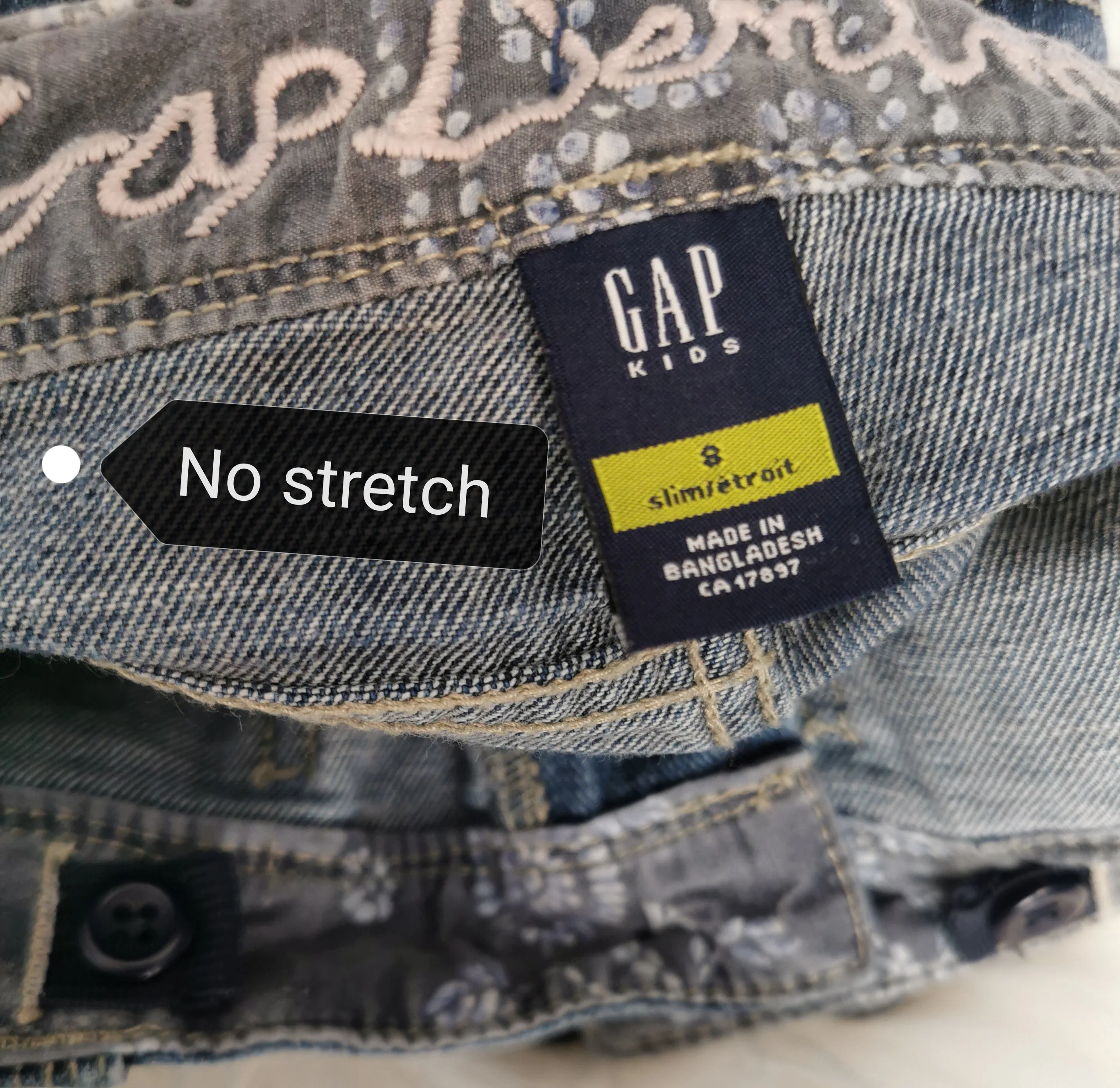 GIRL SIZE 8 YEARS - GAP Kids, Slim, Flared Jeans EUC B8