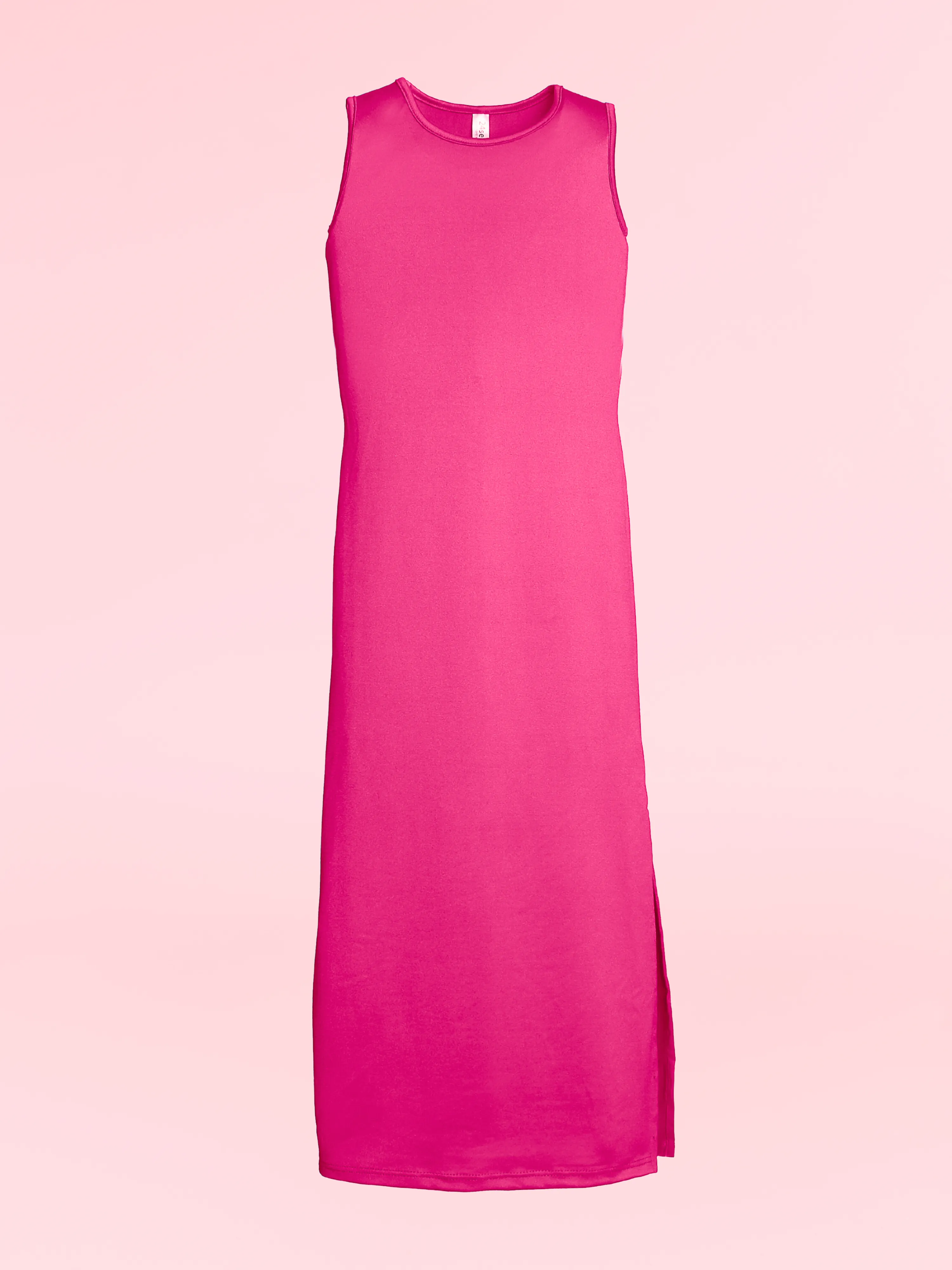 Girls Side Slit Maxi Dress Machine Washable