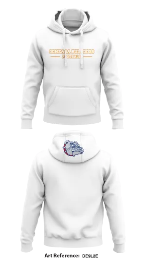Gonzaga Football1  Core Men's Hooded Performance Sweatshirt - dE9L2E