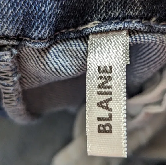 Grlfrnd Blaine Mid Rise Boot Cut Jean in Get Out *Missing Belt*