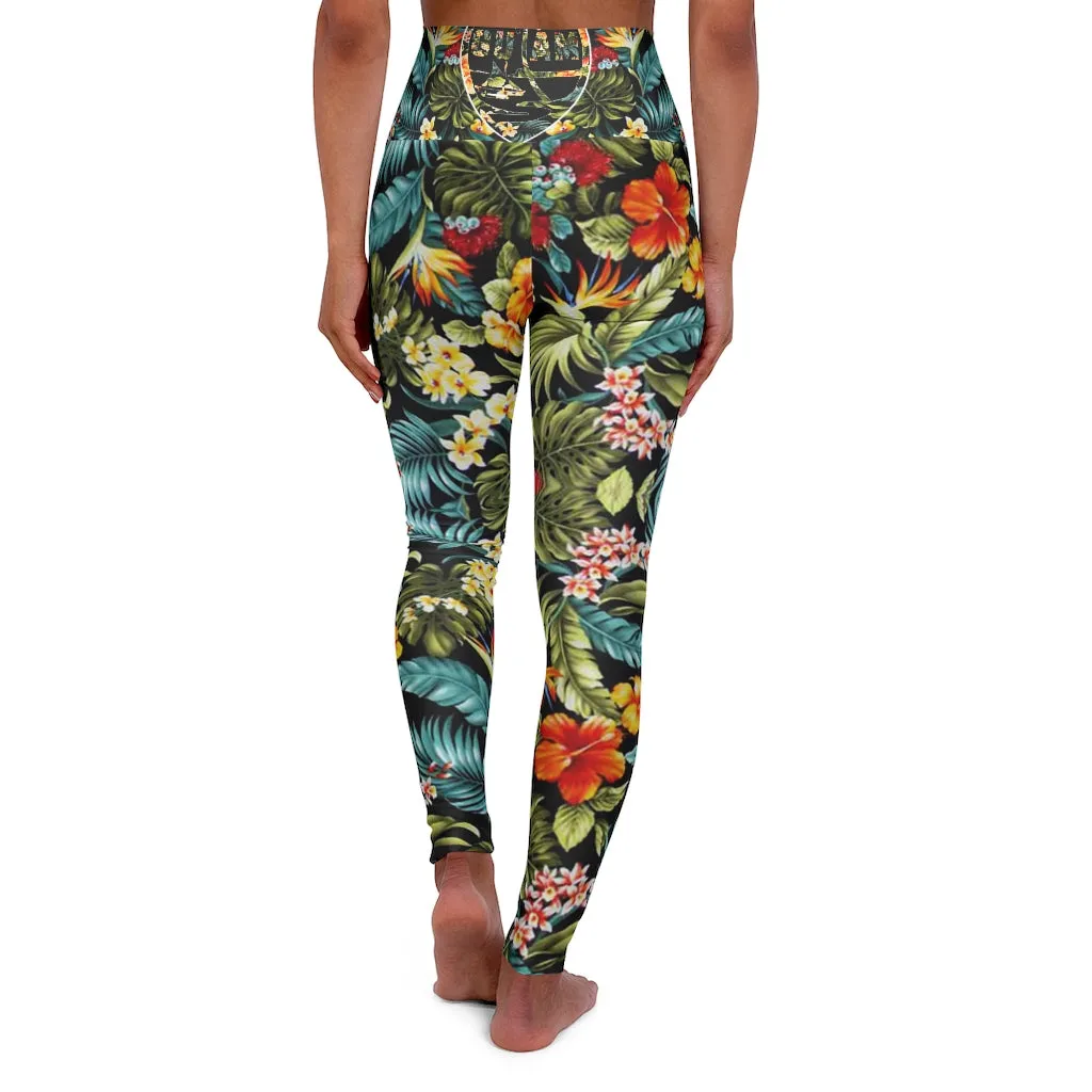 Guam Chamorrita High Waisted Yoga Leggings