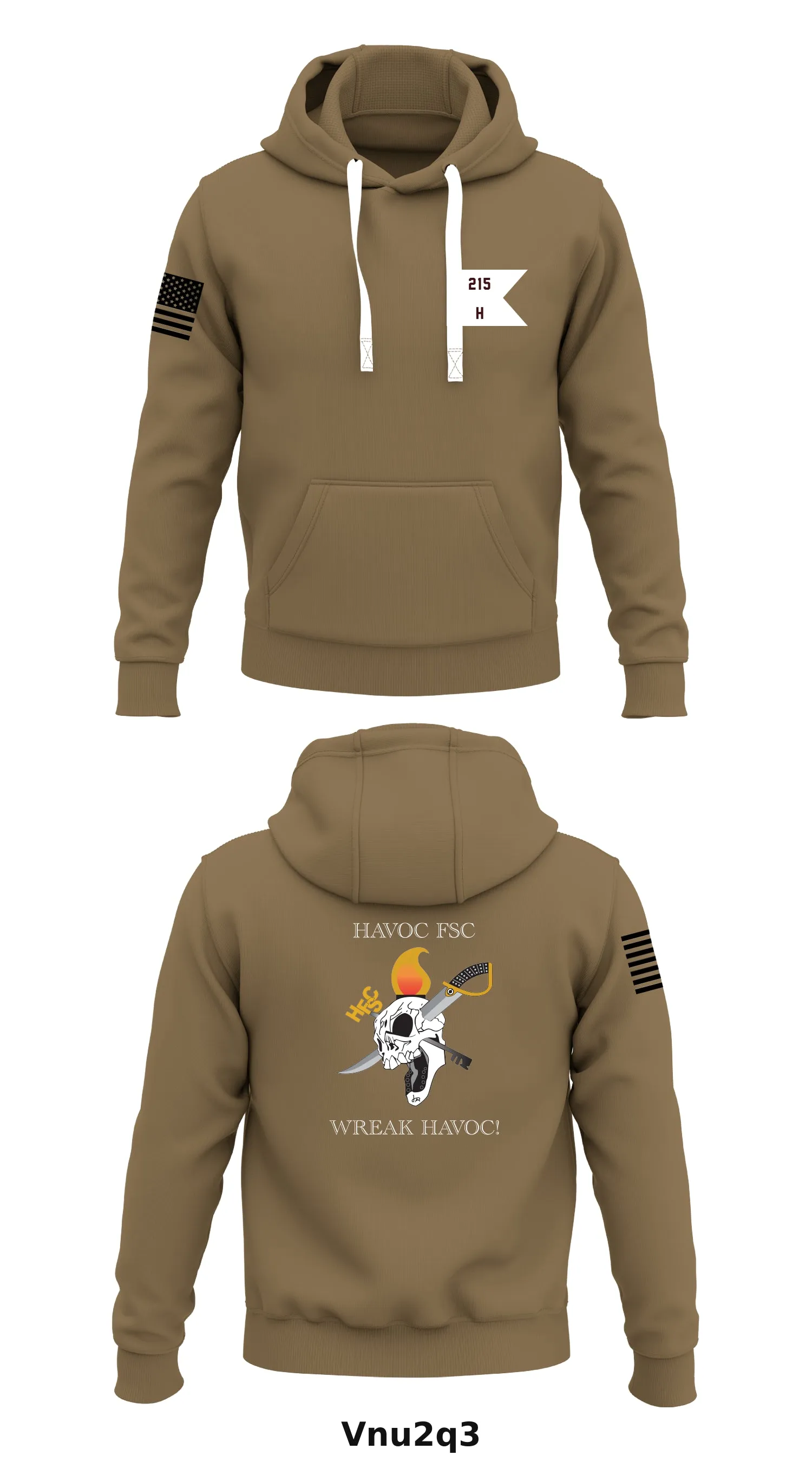 H FSC, 215th BSB Store 1  Core Men's Hooded Performance Sweatshirt - Vnu2q3
