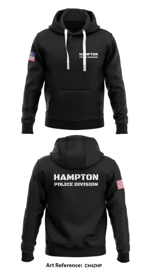 Hampton Police Division Store 1  Core Men's Hooded Performance Sweatshirt - ch4zhP