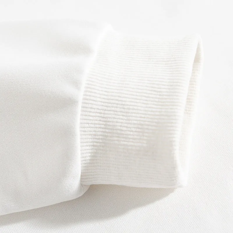 Happy Christmas O-Neck White Sweater B