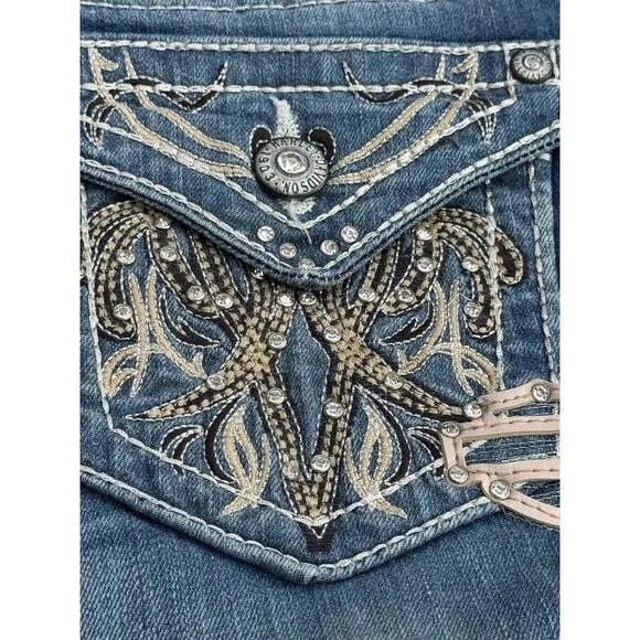 Harley Davidson NWT Midrise Curvy Bootcut Jeans-Size 6T