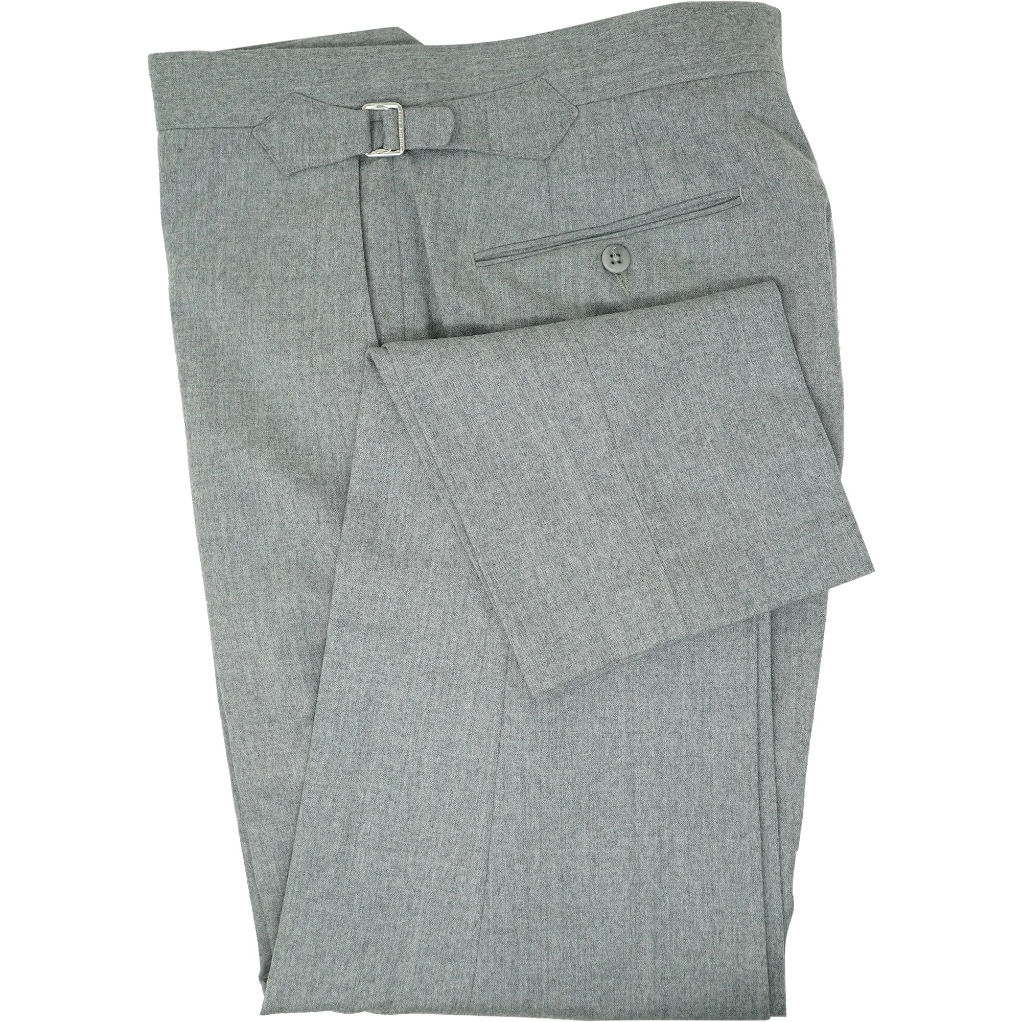 Heather Grey Flannel Trouser