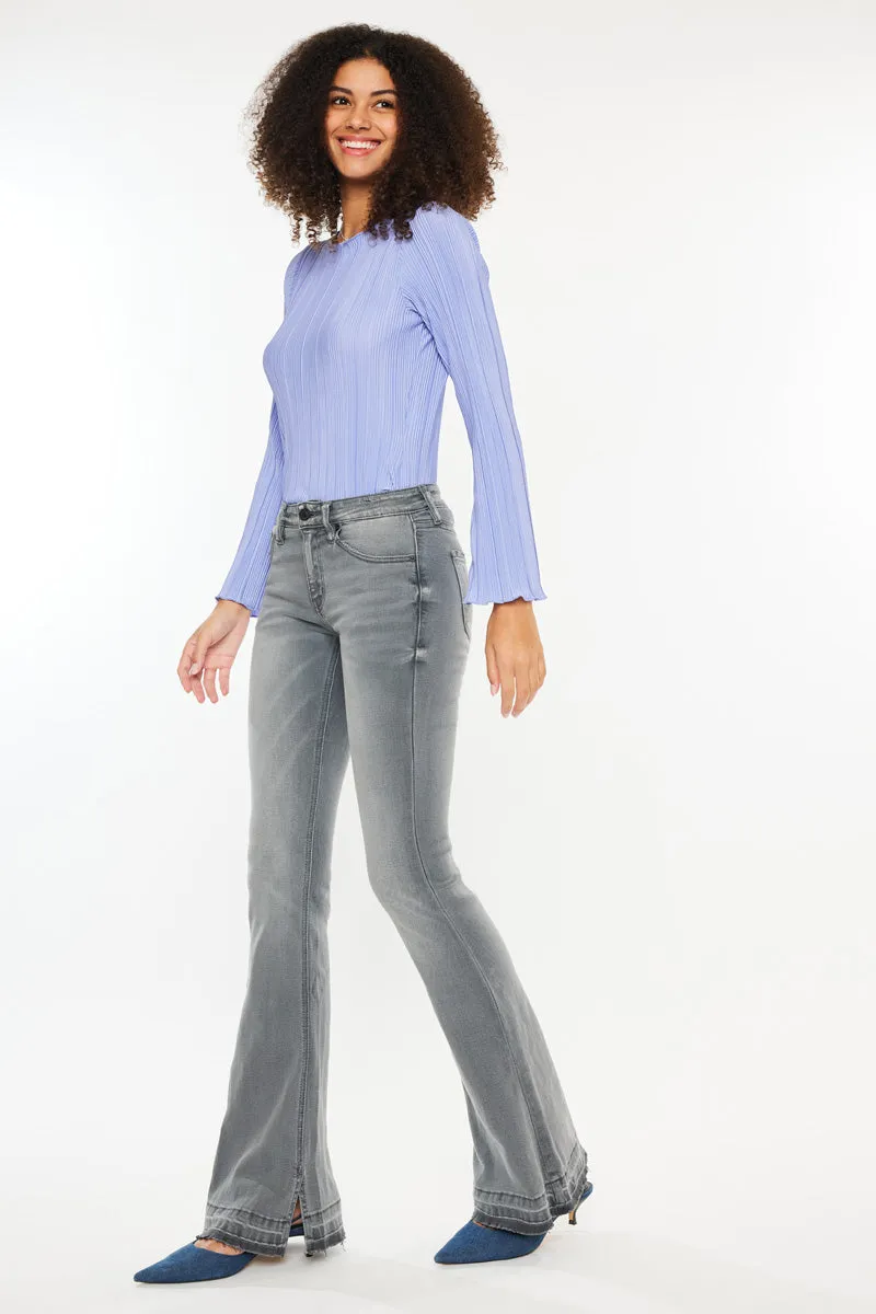 Heidi Mid Rise Flare Jeans