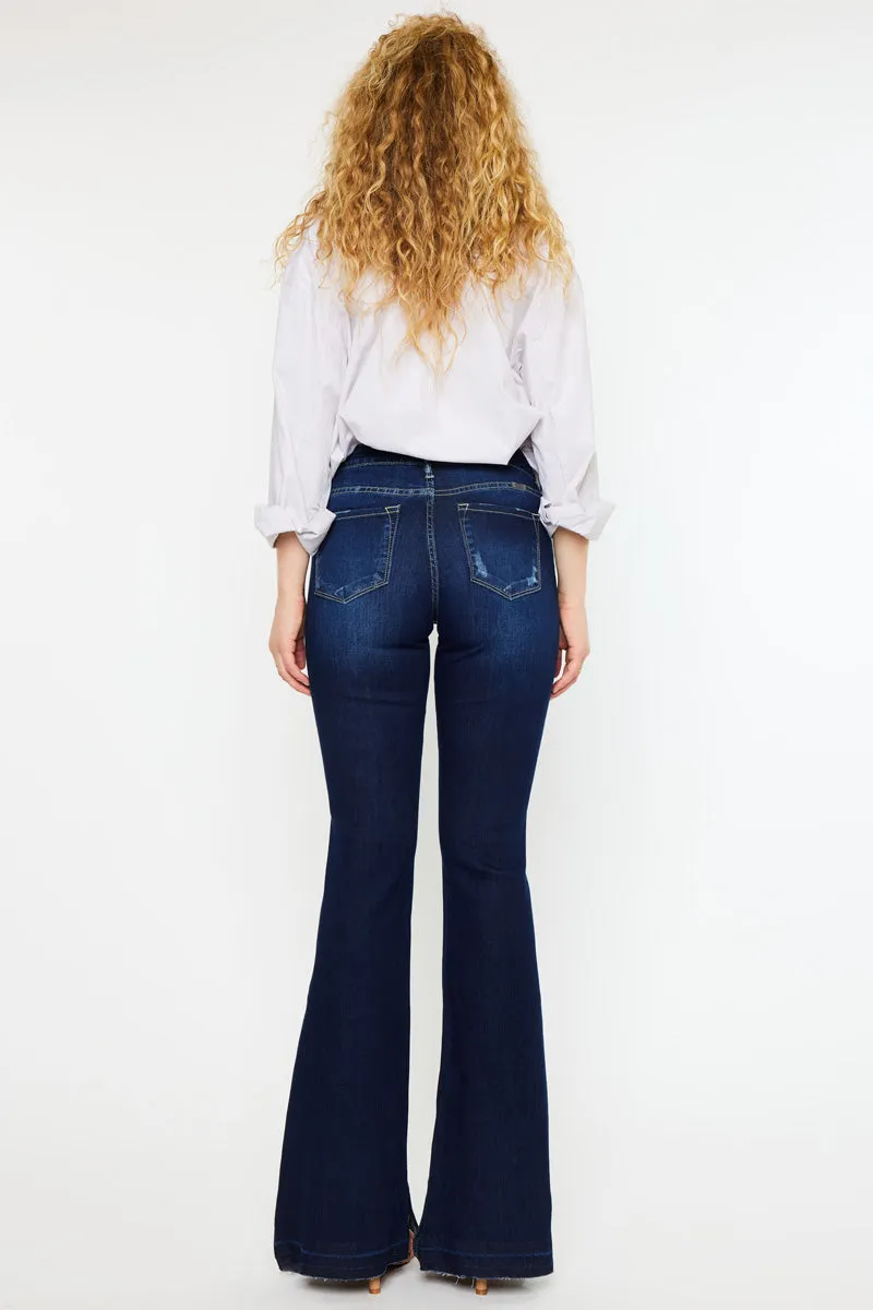 Heidi Mid Rise Flare Jeans
