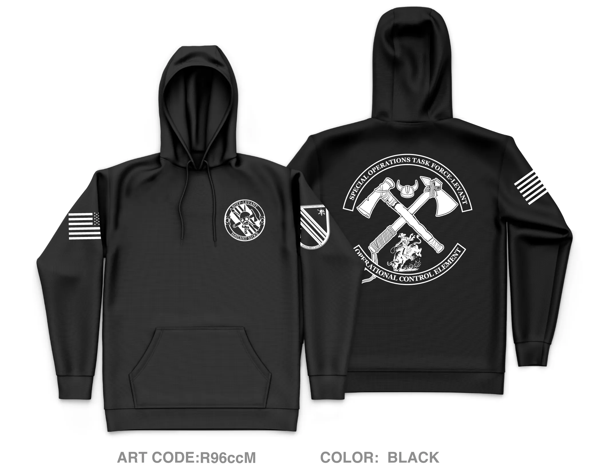 HHC, 3rd BN, 5th SFG(A) Core Men's Hooded Performance Sweatshirt - R96ccM