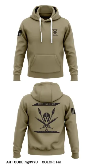 HHD, 2D MI BN, 66TH MI BDE Store 1  Core Men's Hooded Performance Sweatshirt - 9g3VYU