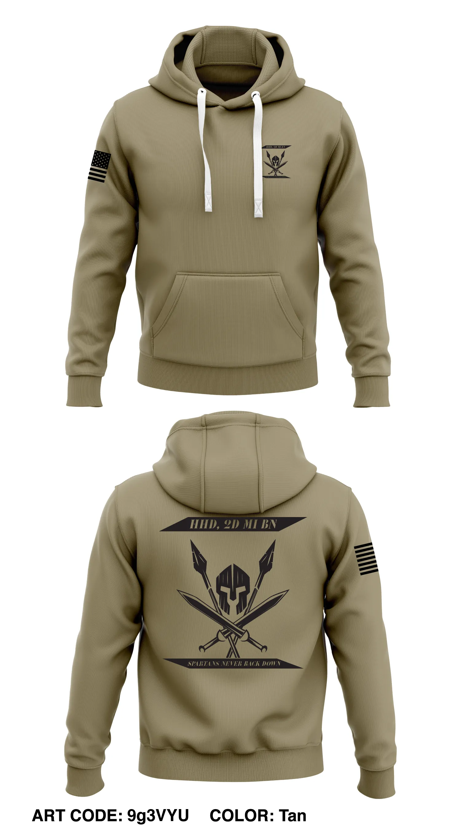 HHD, 2D MI BN, 66TH MI BDE Store 1  Core Men's Hooded Performance Sweatshirt - 9g3VYU