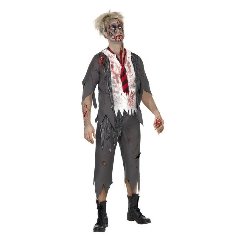 High School Horror Zombie Schoolboy Costume