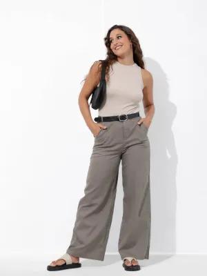 High Waist Basic Pant