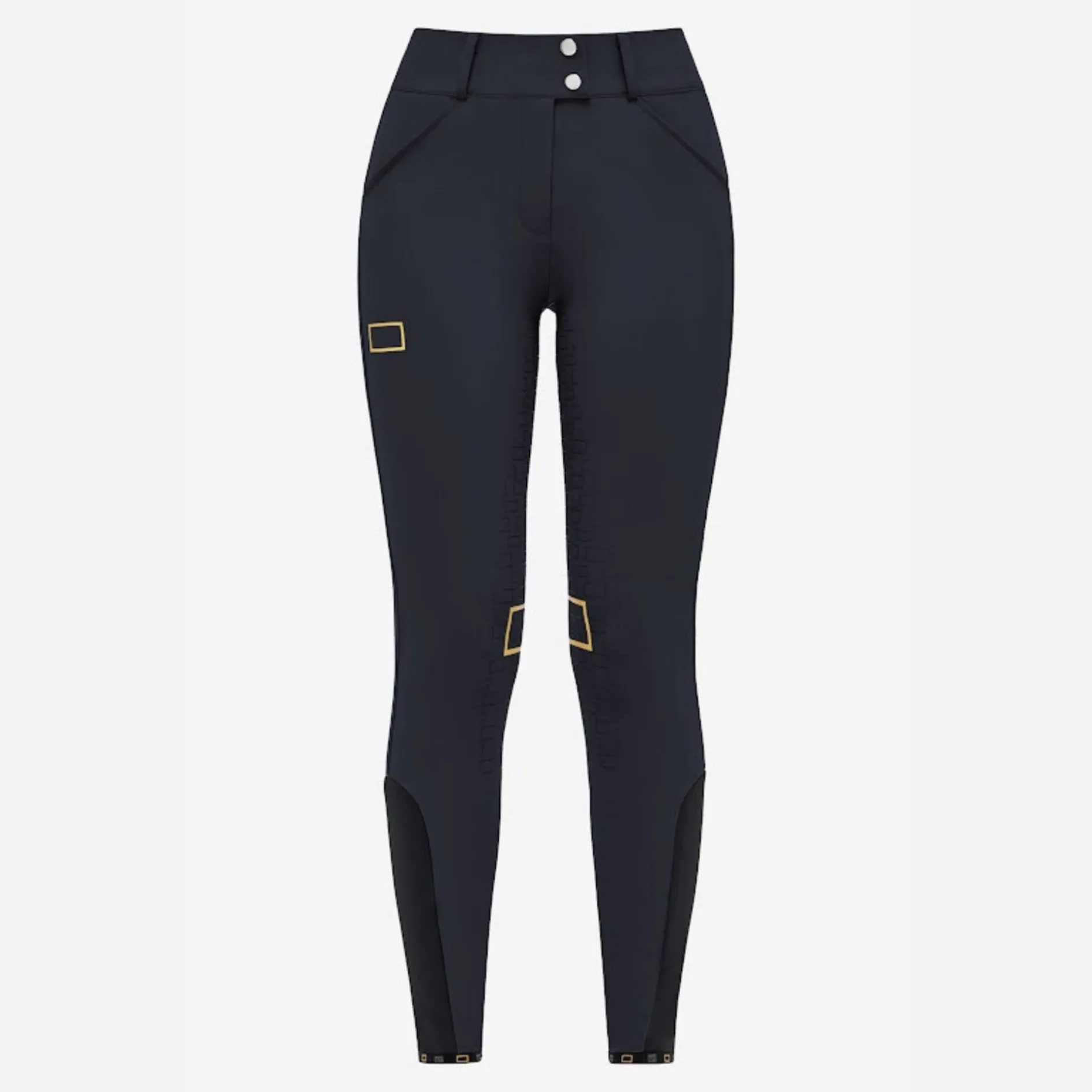 High Waist Full Grip Breeches - Black