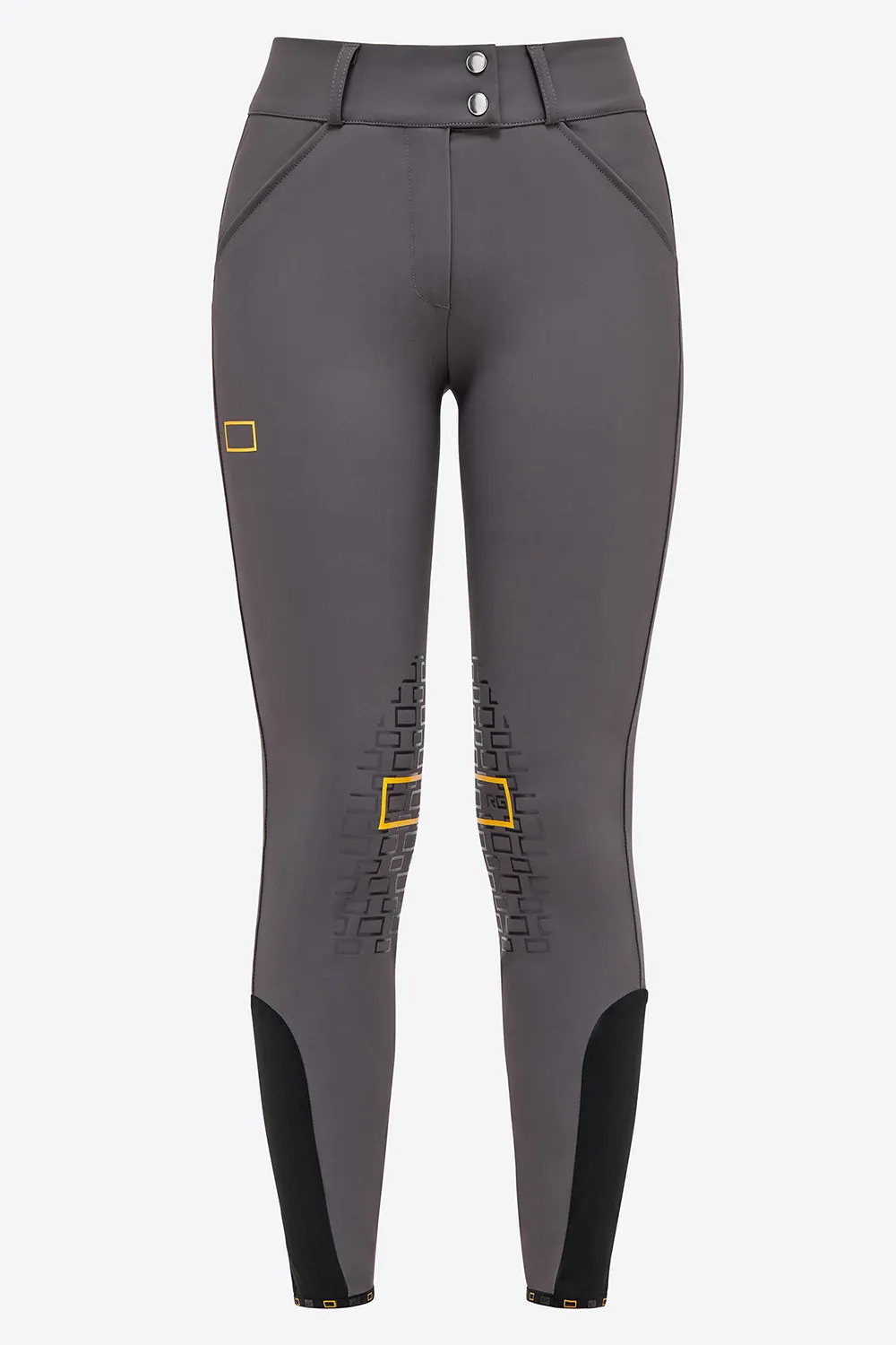 High Waist Riding Breeches - Grey