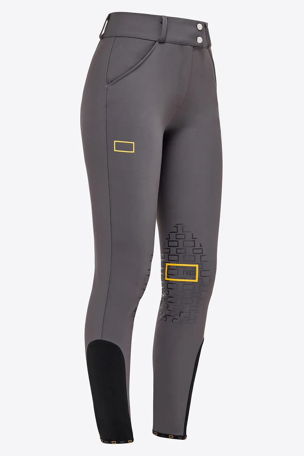 High Waist Riding Breeches - Grey