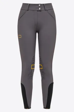 High Waist Riding Breeches - Grey