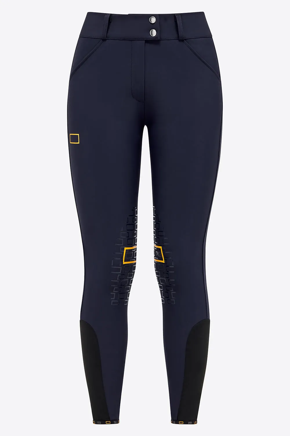 High Waist Riding Breeches - Navy