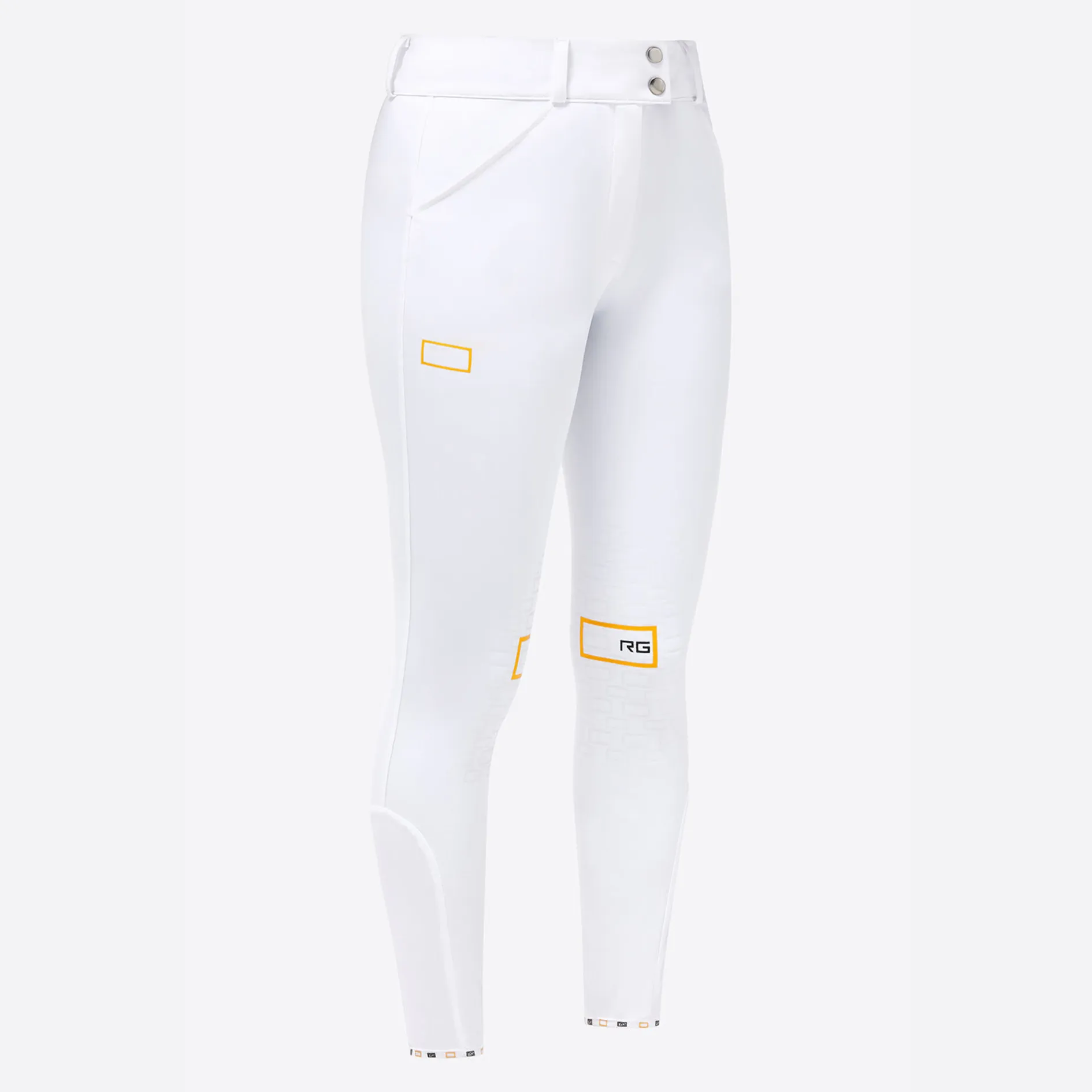 High Waist Riding Breeches - White