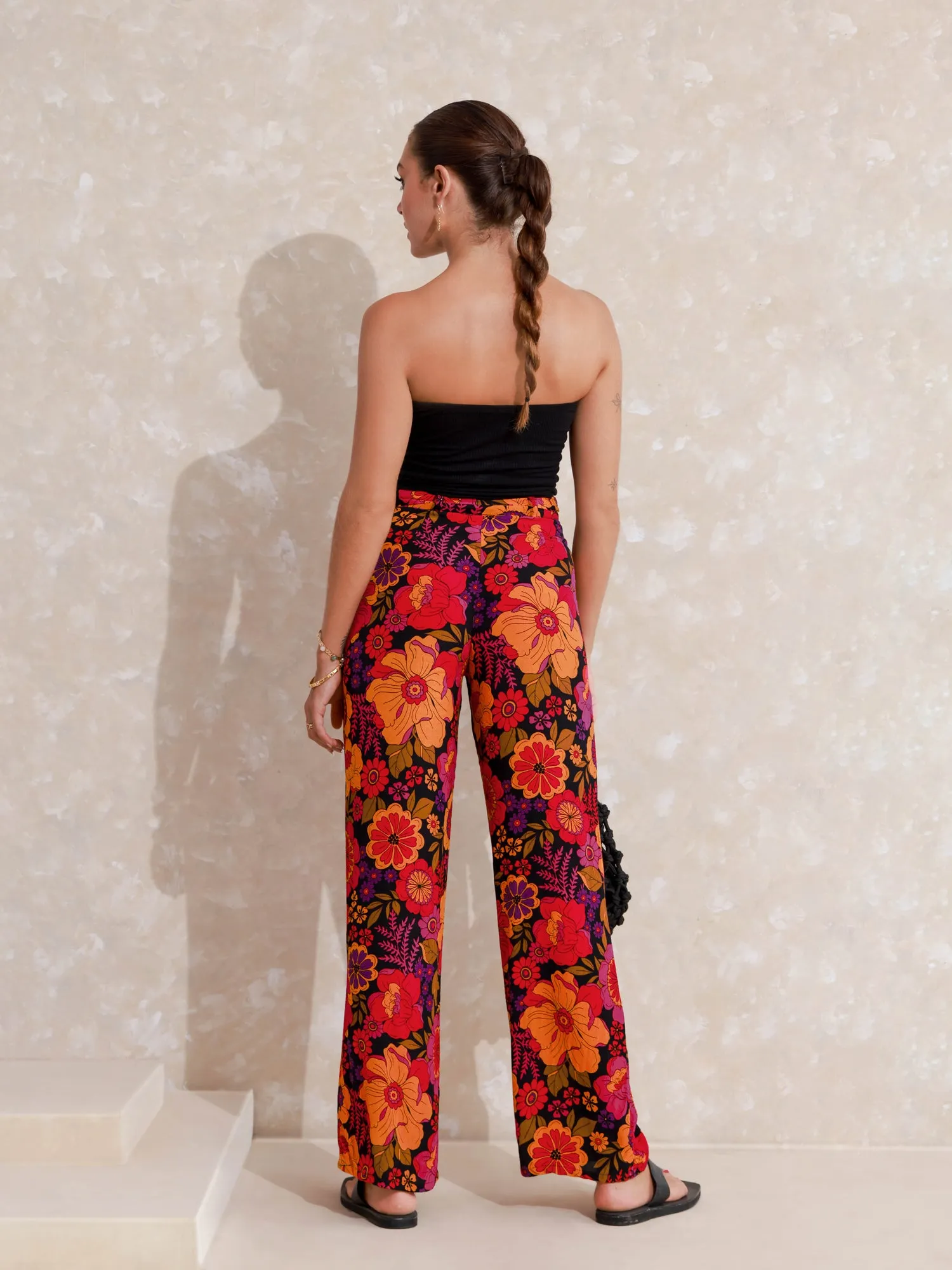 High Waist Wide Leg Pant