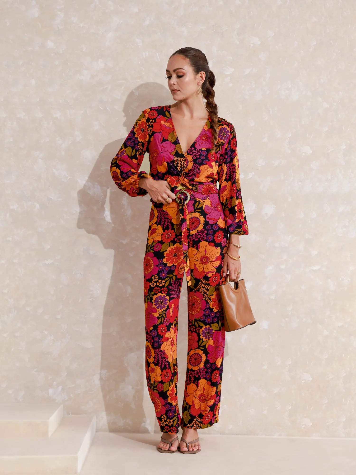 High Waist Wide Leg Pant