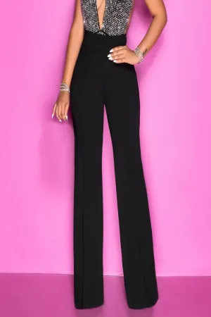 High Waist Wide Leg Trousers