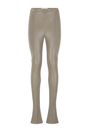 High Waisted Vegan Leather Leggings l Mud