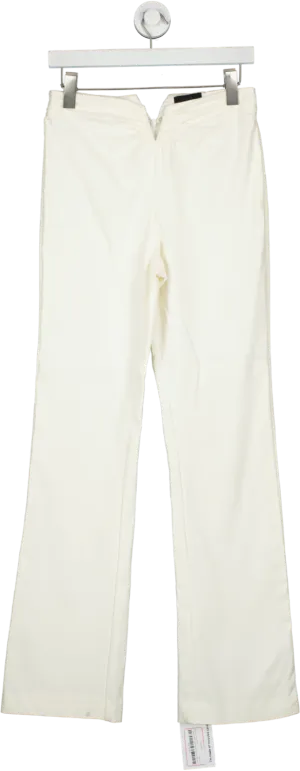 h:ours Cream Ida Trousers UK S