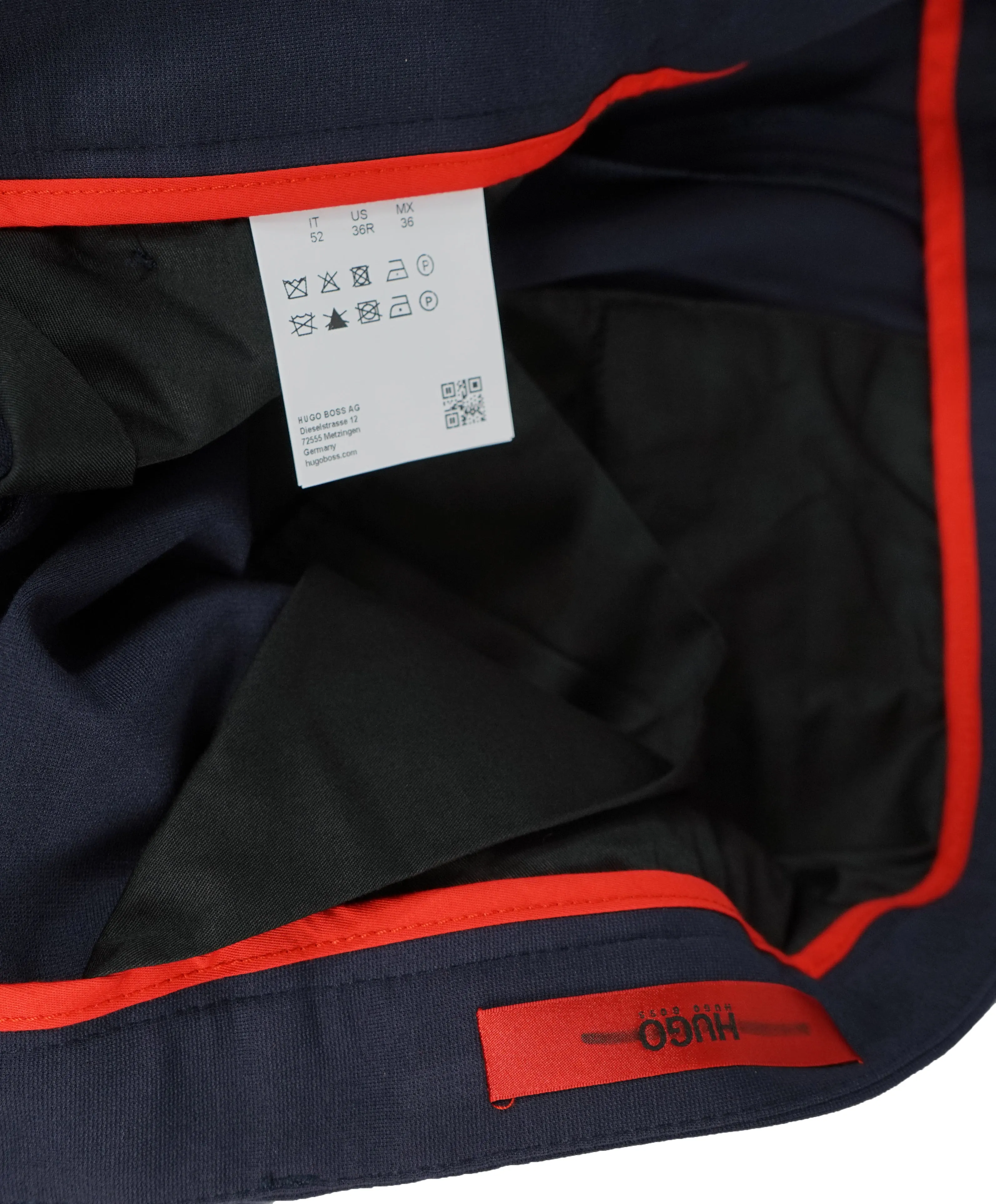 HUGO BOSS - Hugo “Heldor1” Blue Dress Flat Front Sweatpants Rare - 36W