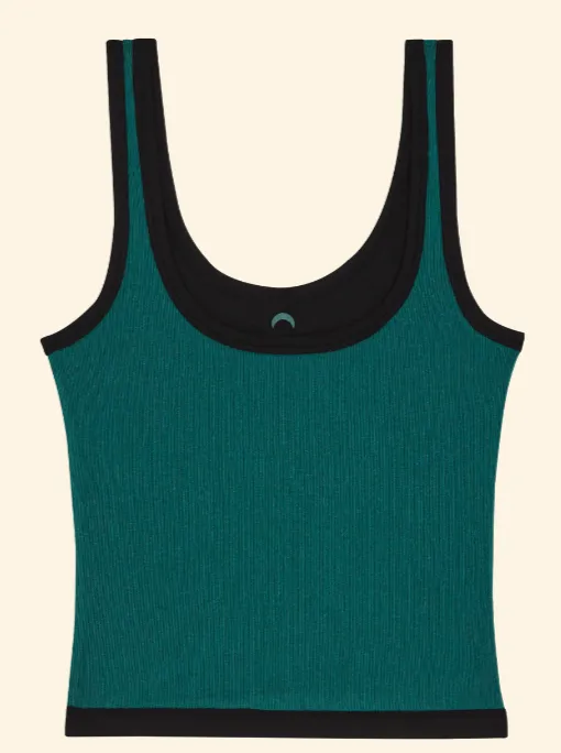 Huha - Sporty Crop Tank | Black