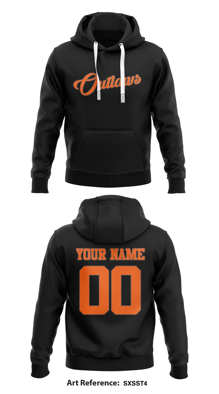 I4 Outlaws Store 1 Core Men's Hooded Performance Sweatshirt - sxSST4