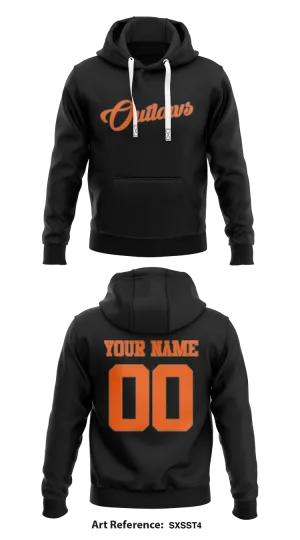 I4 Outlaws Store 1 Core Men's Hooded Performance Sweatshirt - sxSST4