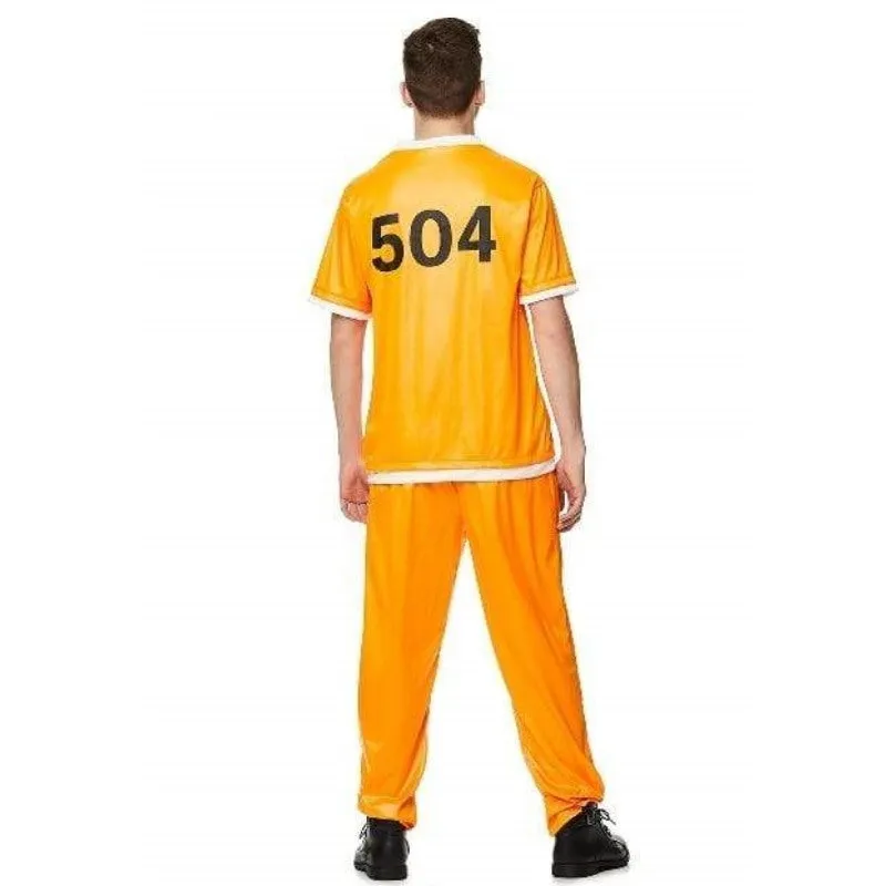 Inmate Prisoner Mens Costume