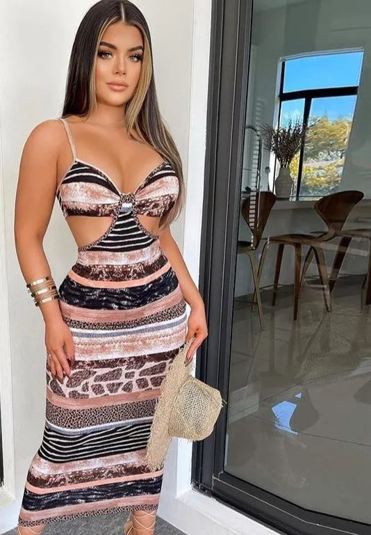 Jaylin Cut Out Maxi