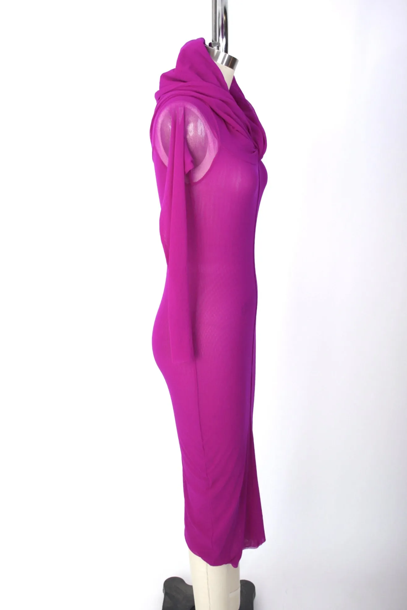 Jean Paul Gaultier Soleil Mesh Midi Dress