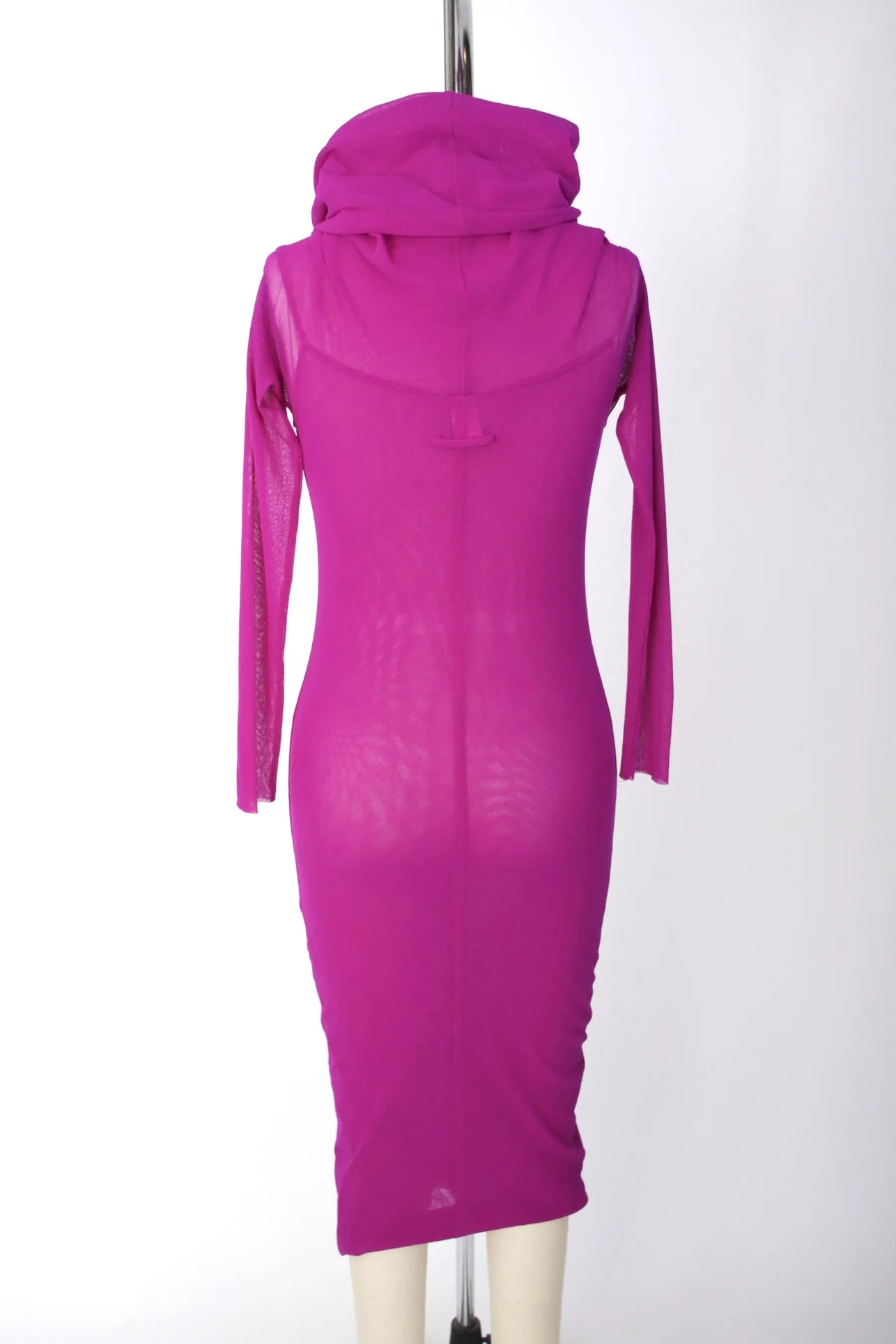 Jean Paul Gaultier Soleil Mesh Midi Dress