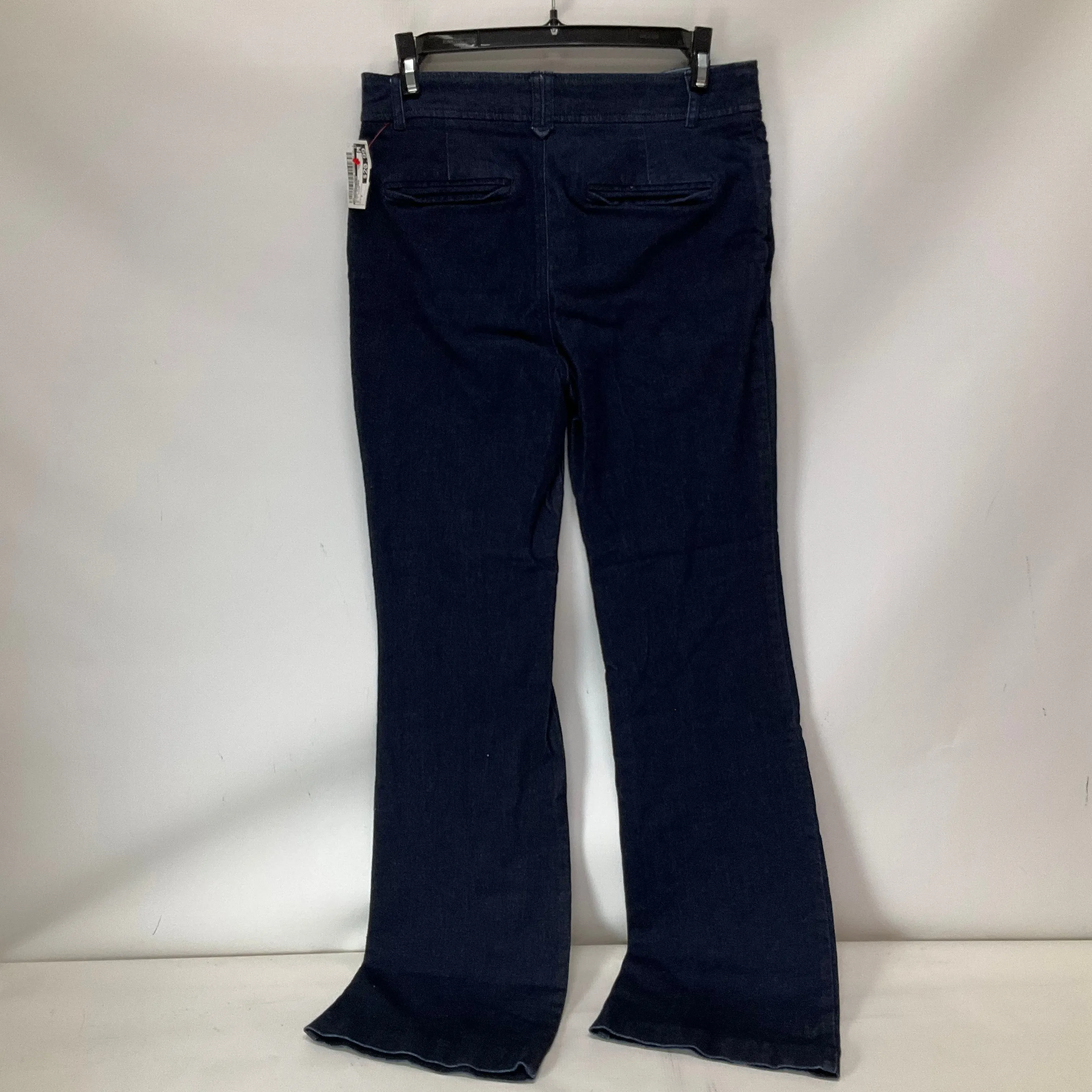 Jeans Flared By Anthropologie In Blue Denim, Size: 2