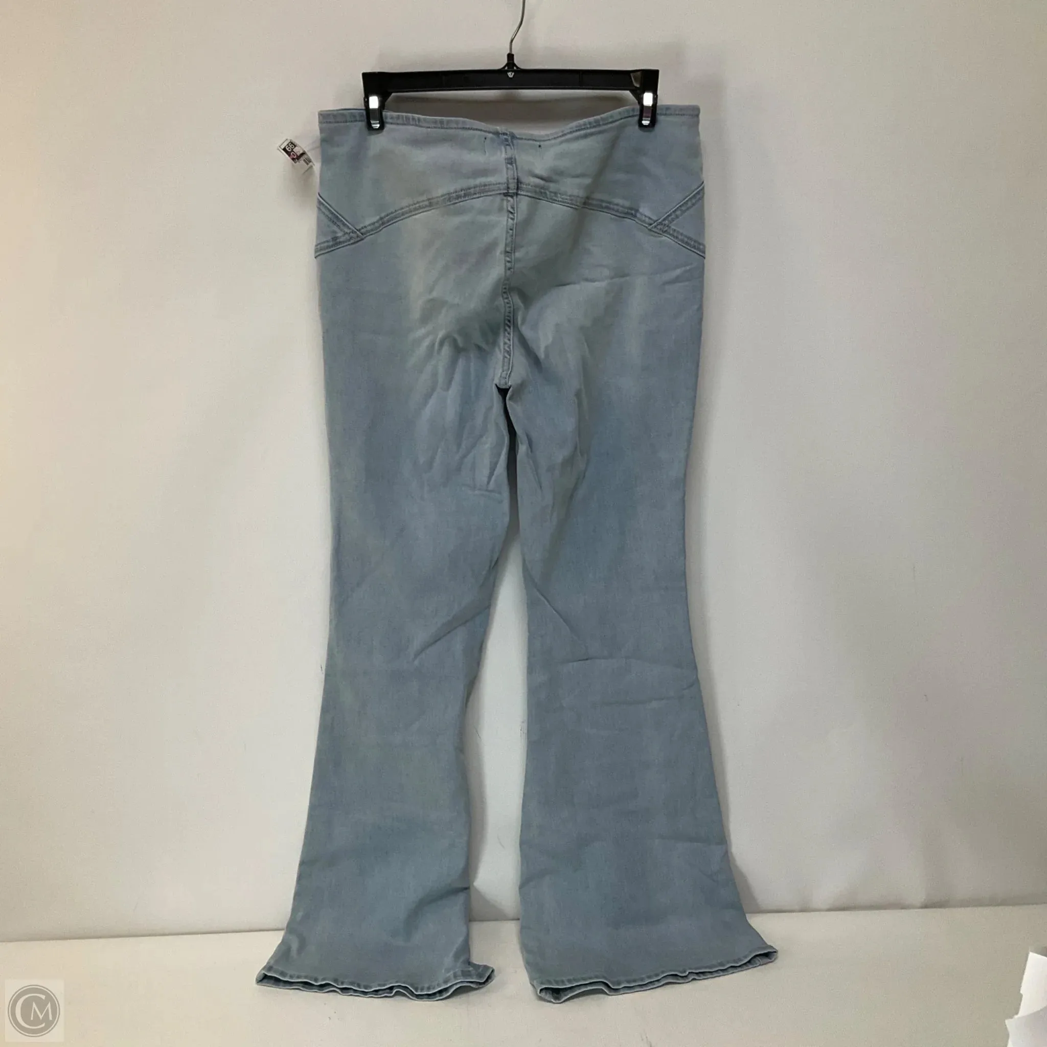 Jeans Flared By Free People In Blue Denim, Size: 6