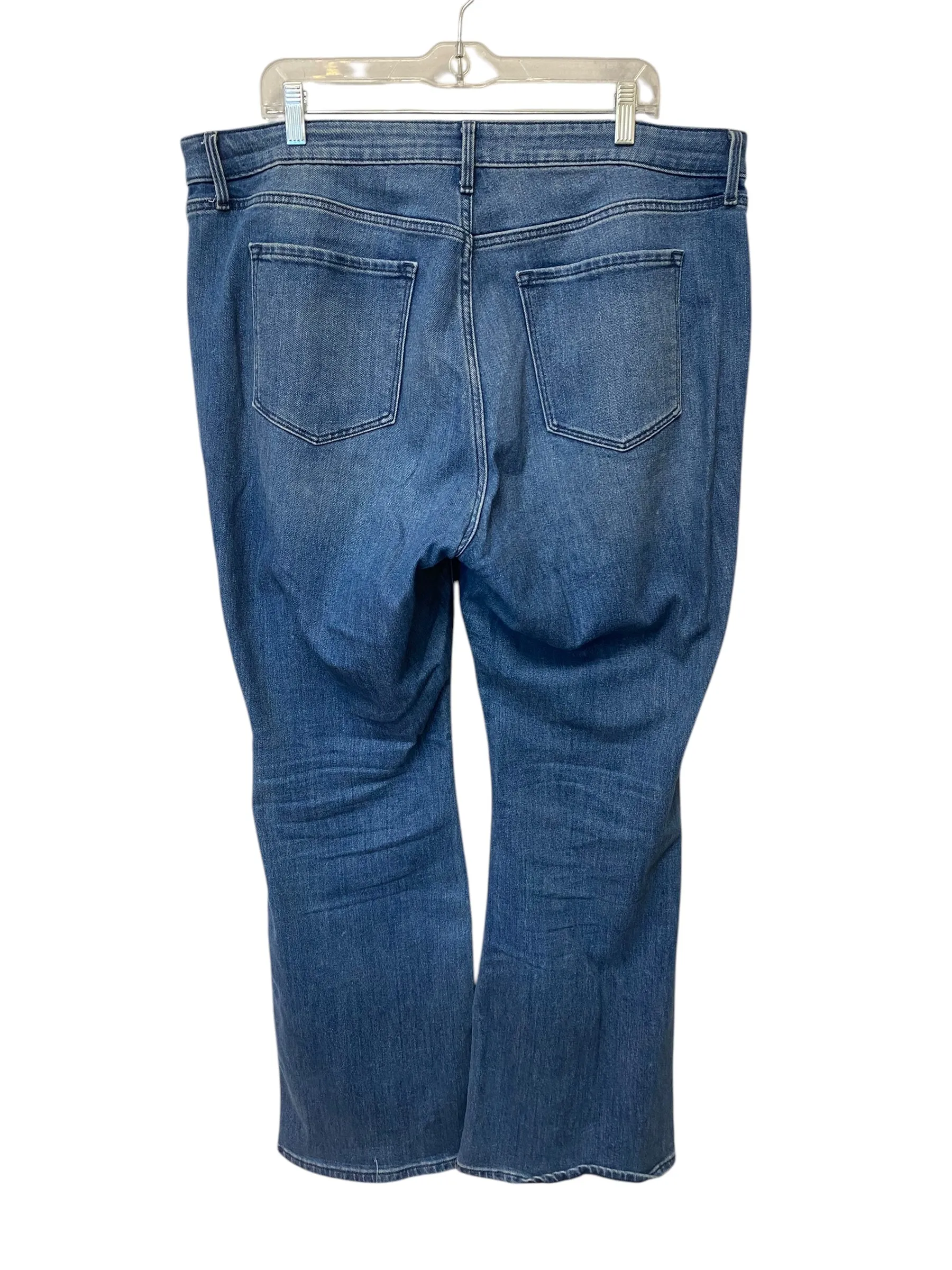Jeans Flared By Old Navy In Blue Denim, Size: 18