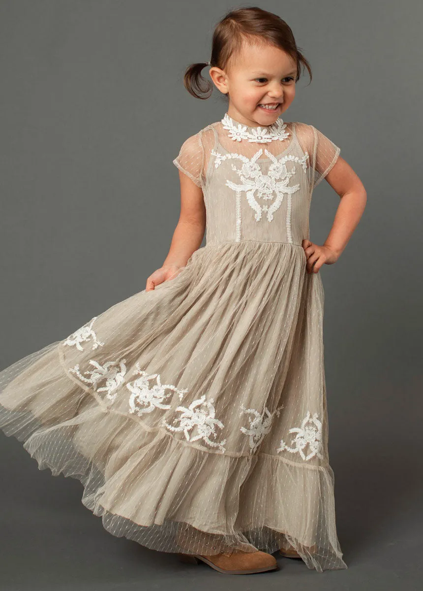 Jolie Dress in Tan