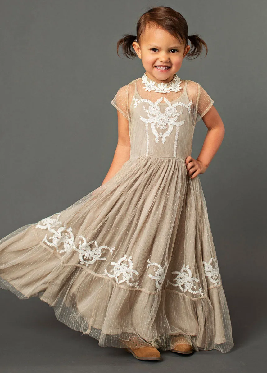 Jolie Dress in Tan